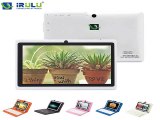 iRULU eXpro X1s 7 Dual Camera Q88 Pad Allwinner A33 Quad Core 1.5GHz tablet PC 8GB Dual camera wifi OTG White W/Keyboard Case-in Tablet PCs from Computer