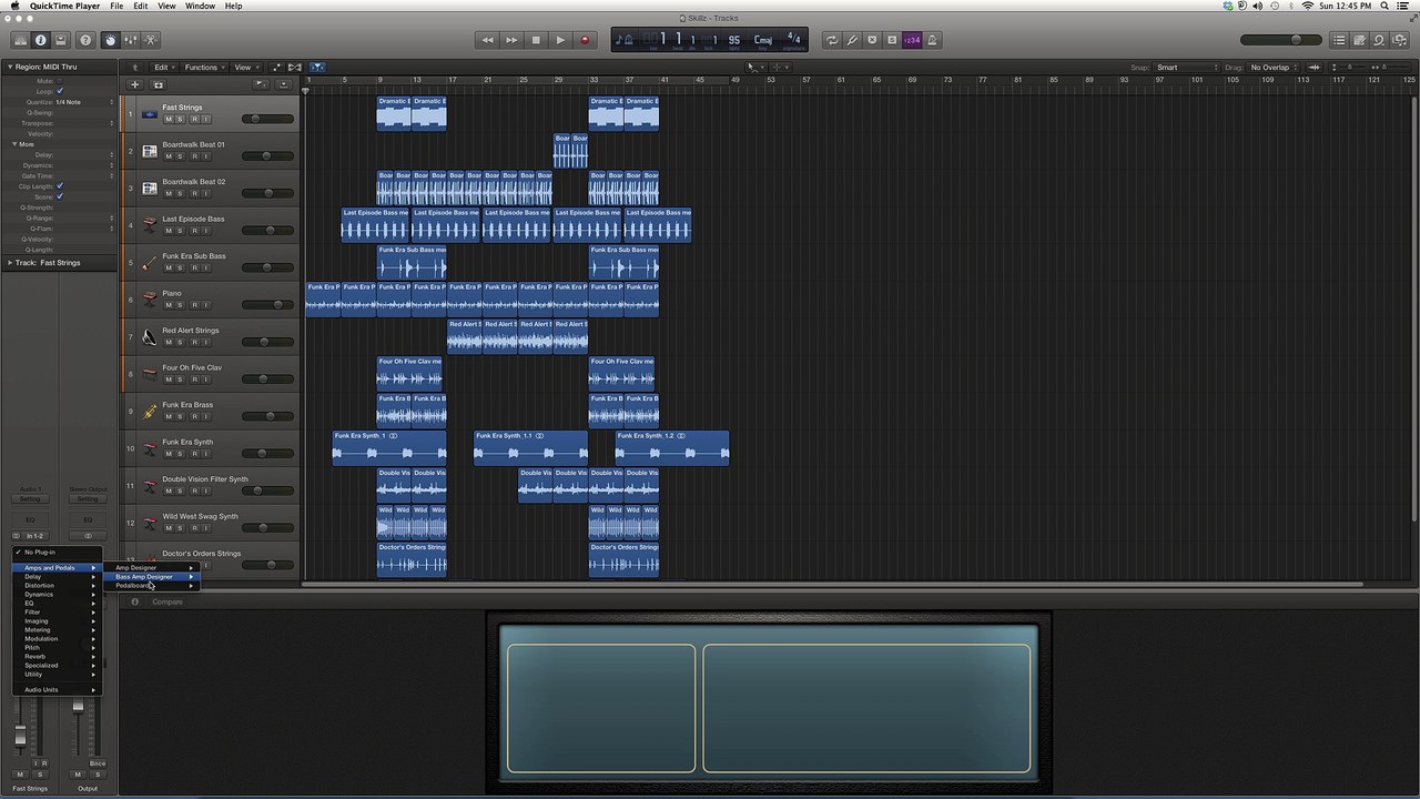 Trem O Tone Pedal Board In Logic Pro (23:35)