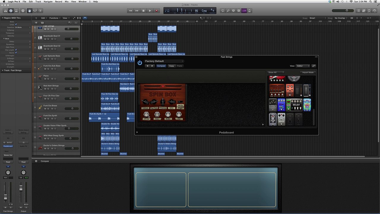 Spin Box Pedal Board In Logic Pro (26:35)