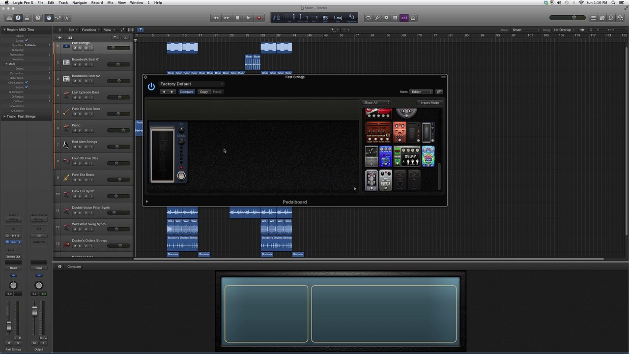 Modern Wah Pedal Board In Logic Pro (29:35)