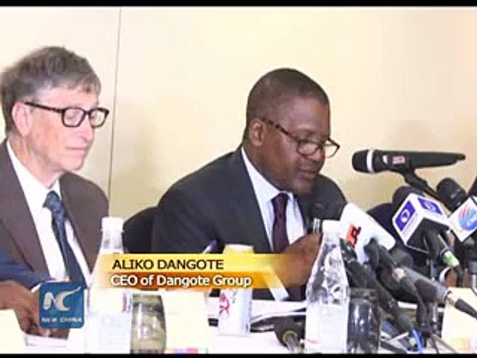 Bill Gates and African tycoon Aliko Dangote pledge 100-mln against malnutrition in Nigeria 2016
