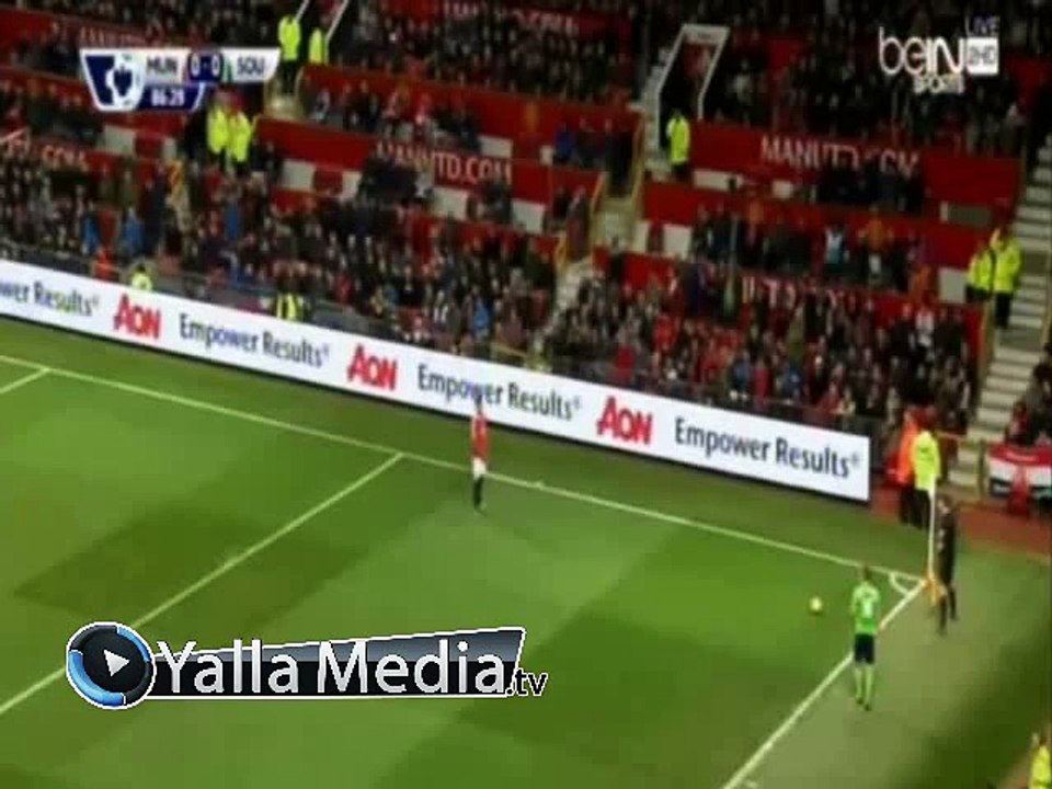 اهداف مباراة ( مانشستر يونايتد 0-1 ساوثهامتون ) الدورى الانجليزى