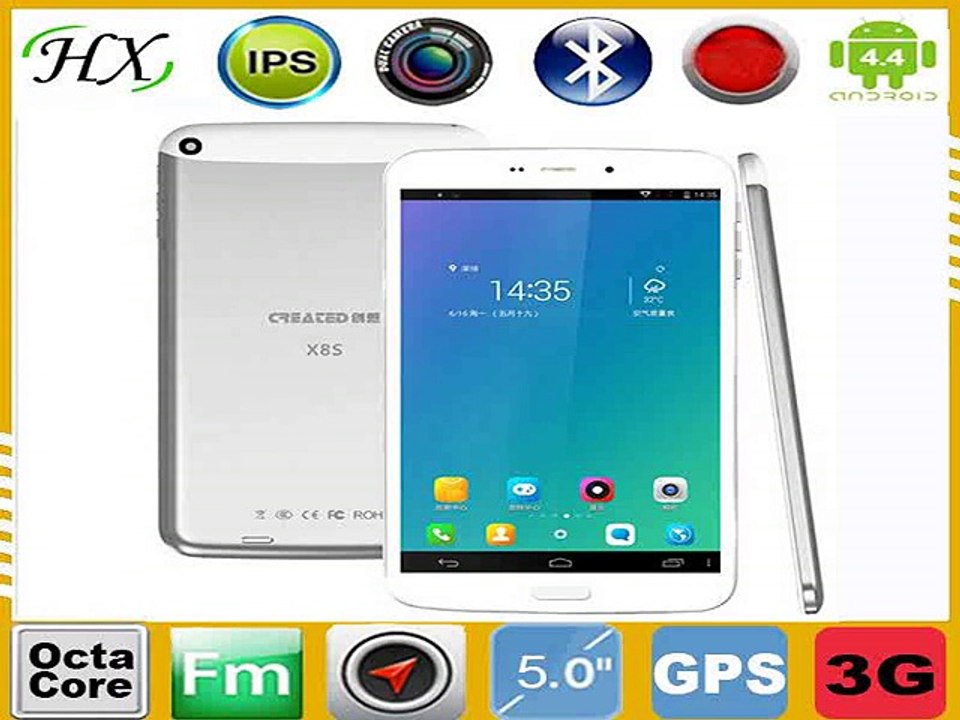 Hot! Original Octa Core android 4.4.2 3G Phablet Smart tablet MTK6592 1.7GHz 8 inch 1280x800 1G 16G 5MP tablets Dual SIM card -in Tablet PCs from Computer