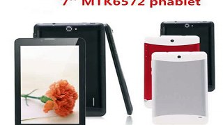7 Inch 3G Phone Call Tablet PC: AllWinner MT6572 A33 Q88 1.0GHz Android 4.0 512M/4G Big Battery Wifi Webcam-in Tablet PCs from Computer