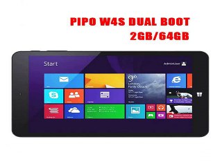 Original PIPO W4 W4S Dual Boot Windows 8.1+Android 4.4 tablet pc 8.0 inch Intel Z3735F Quad Core 2GB RAM 32GB/64GB ROM HDMI OTG-in Tablet PCs from Computer