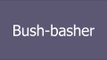 Bush-basher meaning and pronunciation