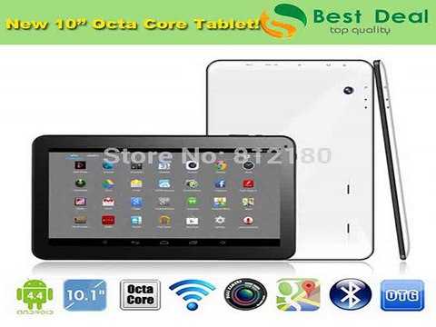 Newest 10 inch Qcta Core Tablet PC Allwinner A83T 2.0GHz Android 4.4 OS Dual Camera 1GB/16GB Octa Tablet 10.1 Bluetooth HDMI-in Tablet PCs from Computer
