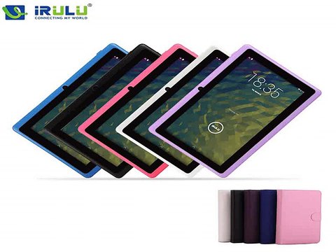 iRULU eXpro X1s 7'-'- Tablet PC Android 4.4 16GB ROM Quad Core 1024*600 HD Dual Cameras Support WIFI Tablet Keyboard gift New Hot-in Tablet PCs from Computer