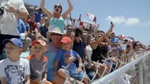 Ken Block vs Lewis Hamilton - Formula 1 Vs Rallycross - Top Gear Live Barbados