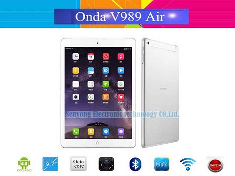 Original Onda V989 Air Android 4.4 Octa Core Tablet PC 9.7'-'- Onda Retina 2048x1536 Allwinner A83T 2GB/32GB Bluetooth 2MP Camera-in Tablet PCs from Computer