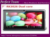 DHL Free Shipping 7inch Q88 RK3026 1024*600 dual core dual camera Android 4.2.2 1.2GHZ 512M 4G tablet pc-in Tablet PCs from Computer