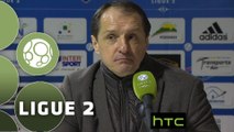 Conférence de presse FBBP 01 - Valenciennes FC (0-0) : Hervé DELLA MAGGIORE (BBP) - Faruk HADZIBEGIC (VAFC) - 2015/2016