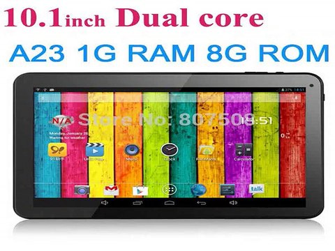 10.1'-'- Android 4.2 tablet pcs Allwinner A23 Dual core 1024*600 capacitive touch screen dual camera Wi Fi Bluetooth-in Tablet PCs from Computer