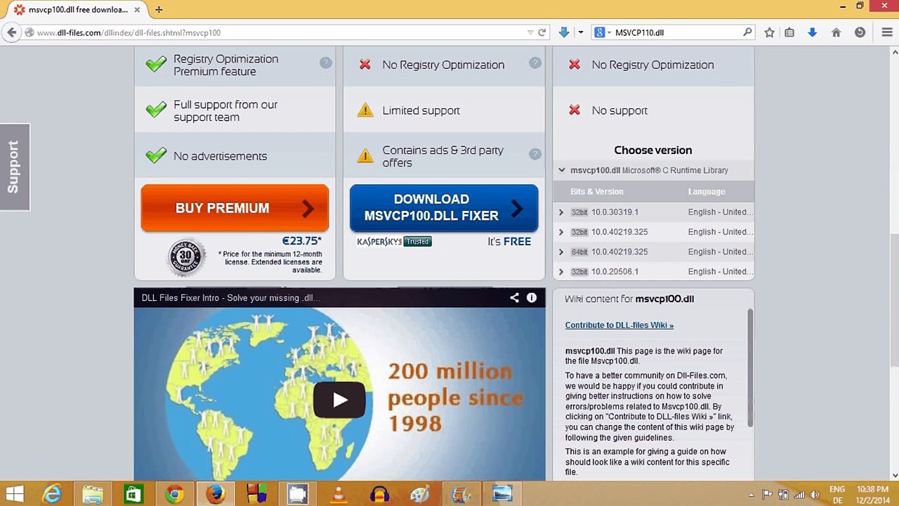 How To Fix MSVCP100.dll is Missing Error