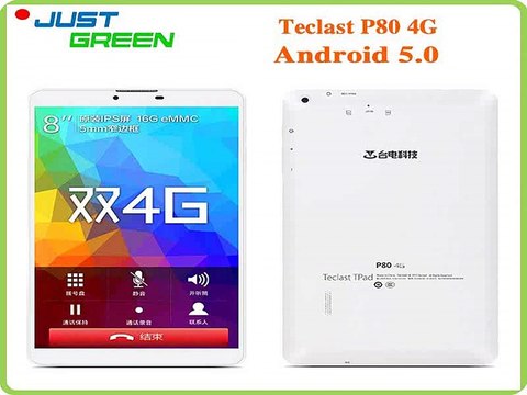 8 inch 1280x800 Teclast P80 4G Phone Call Tablet PC MTK8735 Quad Core 1GB RAM 16GB ROM 2MP Camera GPS Android 5.0 TDD FDD-in Tablet PCs from Computer