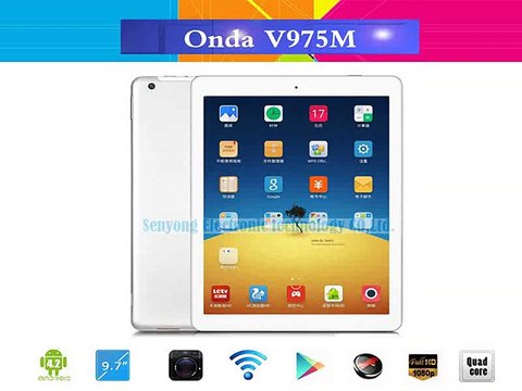 9.7 inch IPS Retina Screen Original Onda V975M Android 4.3 Tablet PC Quad Core 2.0GHz 2GB RAM 16GB/32GB Wifi Bluetooth HDMI-in Tablet PCs from Computer