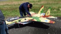 F-1rEAGLE GIANT RC SCALE MODEL TURBINE JET FLIGHT DEMONSTRATION / RC Airshow Gatow Germany 201r Hobby And Fun