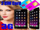 7 inch 3G Tablet PC Phone Call GPS Bluetooth FM Wifi Dual SIM card Slot Quad Core Android Tablet Sys