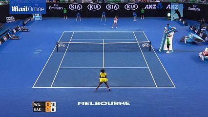 Serena Williams beats Daria Kasatkina 6-1, 6-1 in Melbourne - Daily Mail Online