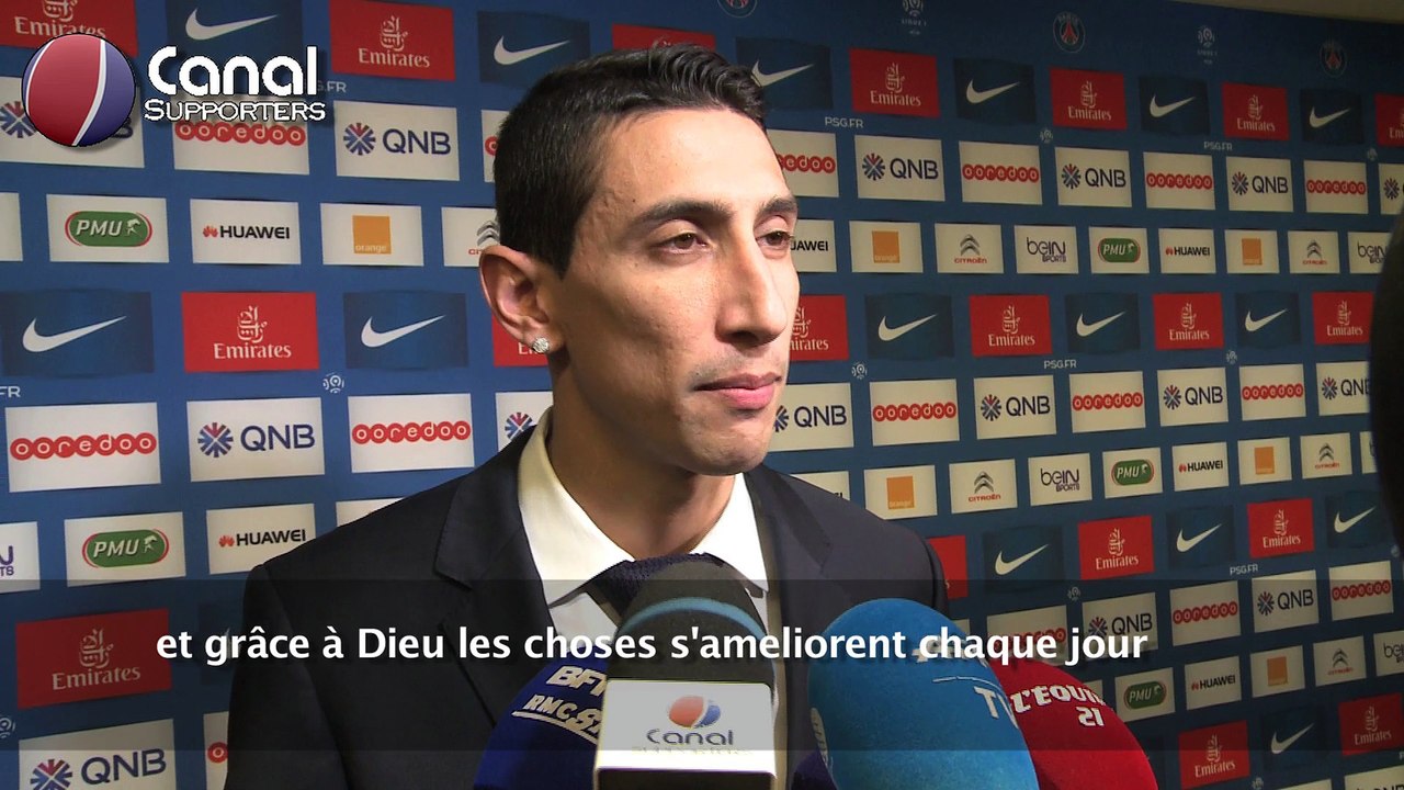 Di Maria - "Je me sens de mieux en mieux avec mes coéquipiers"