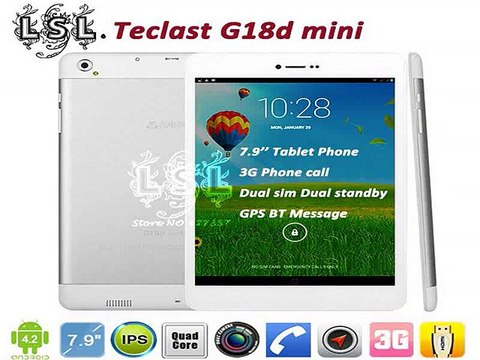 Original 7.9 inch Teclast G18d mini 3G Phone Call Tablet PC MTK8389 Quad Core 8 Android 4.2 dual sim WCDMA GPS HDMI Bluetooth -in Tablet PCs from Computer