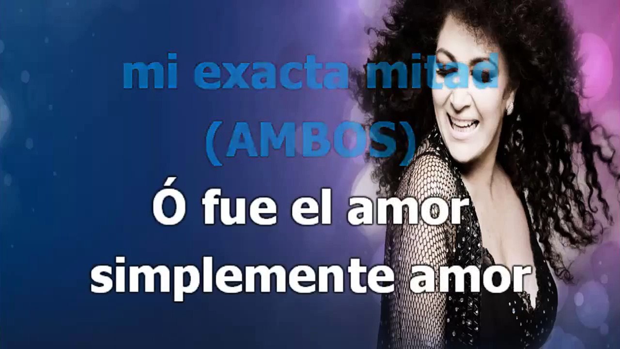SIMPLEMENTE AMOR - AMANDA MIGUEL Y DIEGO VERDAGUER - LETRA - KARAOKE
