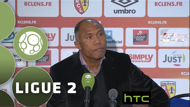 Conférence de presse RC Lens - Dijon FCO (1-1) : Antoine KOMBOUARE (RCL) - Olivier DALL'OGLIO (DFCO) - 2015/2016