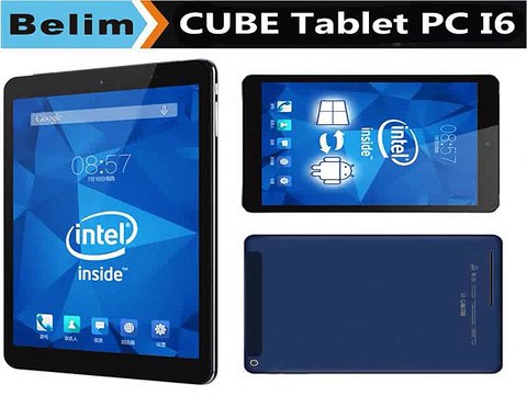 Cube I6 3G Dual Boot Quad core 9.7 2048*1536 Retina Capacitive IPS Touch Android 4.4.2+Windows8.1 2GB RAM 64bit CPU Tablet Pc-in Tablet PCs from Computer