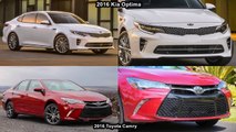 2016 Kia Optima Vs 2016 Toyota Camry DESIGN!