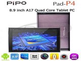 PIPO P4 Wifi Tablet PC Rockchip RK3288 A17 Quad Core 1.8GHZ RAM 2GB ROM 16GB 8.9 inch 1920x1200 LPS Screen Android 4.4 HDMI PAD-in Tablet PCs from Computer