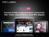 Cube U59GT Talk97 phone call 9.7 Quad core 1GB8GB WIFI GPS Bluetooth Dual Camera buile in 3G Android 4.2 TF 2G3G Phone call-in Tablet PCs from Computer