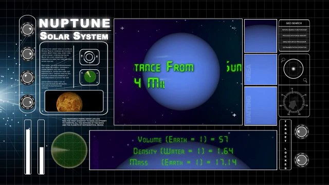 Neptune Solar System & Universe Planets Facts Animation Educational Videos For Kids