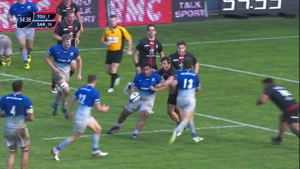 Rugby : Boulette d'Owen Farrell contre le Stade Toulousain
