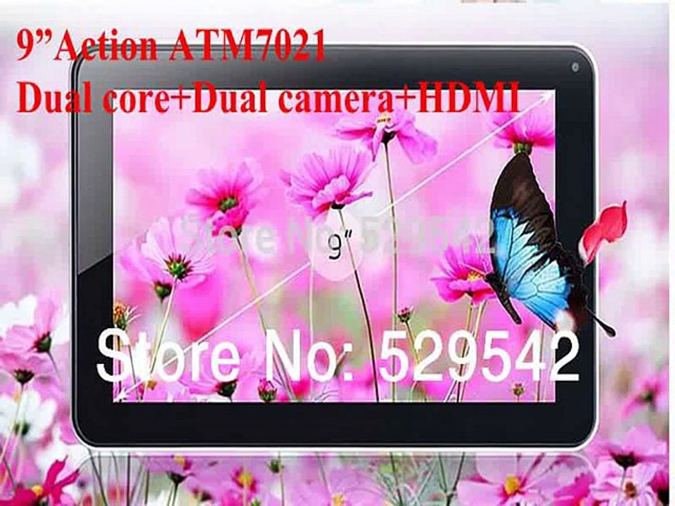 9 Tablet PC Actions ATM7021 Dual Core 1.3Ghz Android 4.2   8GB ROM 1.3MP Dual Cameras WiFi 1080P HDMI +Gifts-in Tablet PCs from Computer