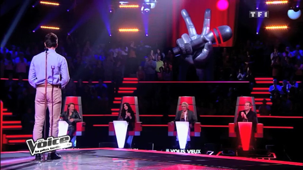 Florent Torres interprète  Sois Tranquille  (Emmanuel Moire) - The Voice 2 + HD