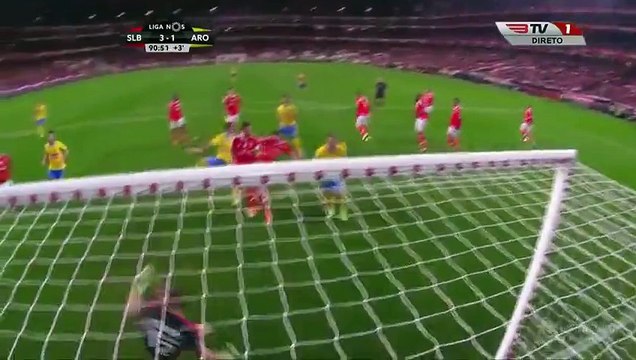 3-1 José Velázquez Goal Portugal Primeira Liga - 23.01.2016, SL Benfica 3-1 FC Arouca