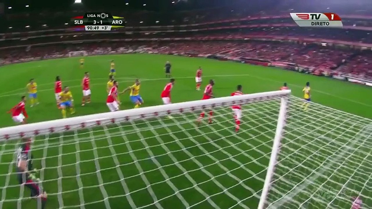 3-1 José Velázquez Goal Portugal  Primeira Liga - 23.01.2016, SL Benfica 3-1 FC Arouca