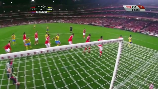 3-1 José Velázquez Goal Portugal Primeira Liga - 23.01.2016, SL Benfica 3-1 FC Arouca