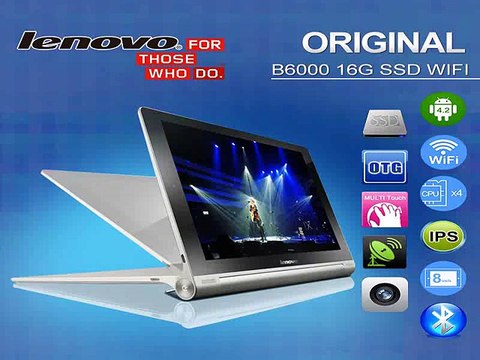 Original Lenovo Tablet PC YOGA B6000 WiFi 8 1280 x 800 IPS Screen MTK8125 Quad Core 1GB 16GB SSD Android 4.2 5.0MP-in Tablet PCs from Computer