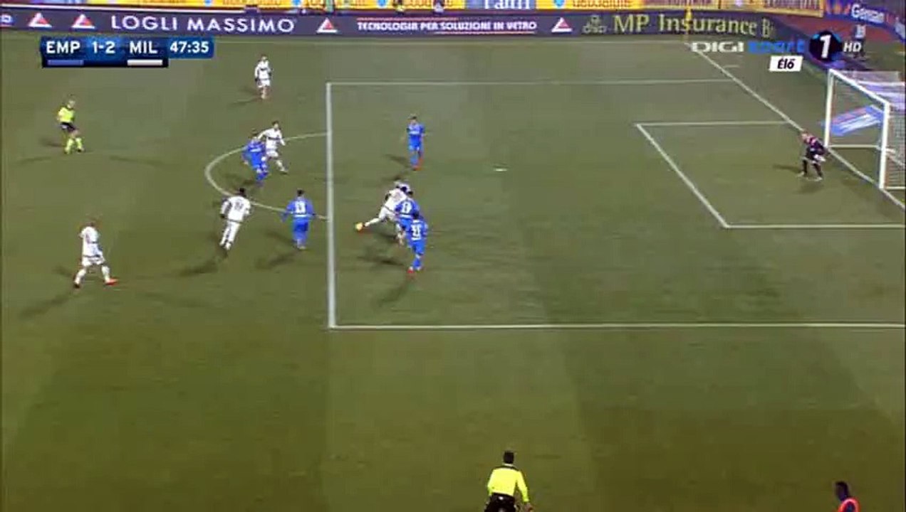 Giacomo Bonaventura Goal HD - Empoli 1-2 AC Milan - 23-01-2016