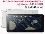 New Arrival 10.1 tablet pc Quad Core Android 4.4 Quad core Allwinner A33 1GB RAM 8/16GB ROM dual camera Bluetooth WIFI  pad-in Tablet PCs from Computer