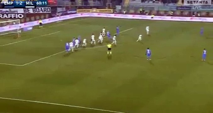 Manuel Pucciarelli Goal - Empoli 2 - 2 AC Milan - 23-01-2016