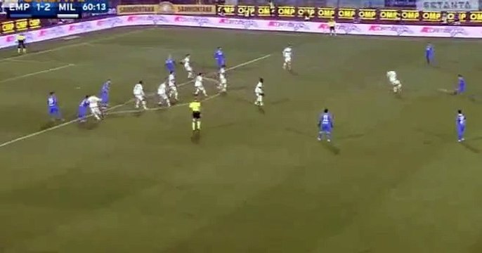 Manuel Pucciarelli Goal - Empoli 2 - 2 AC Milan - 23-01-2016 SERIA A TIM