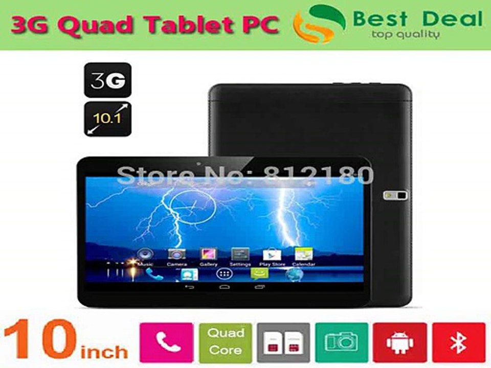 2015 New High Quality 10 inch Tablet PC Built in GPS 3G Quad Core MTK6582 Phone Call Tablet 2GB/16GB 5.0MP+Free leather case-in Tablet PCs from Computer