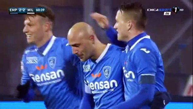 Manuel Pucciarelli Goal - Empoli 2-2 AC Milan - 23-01-2016
