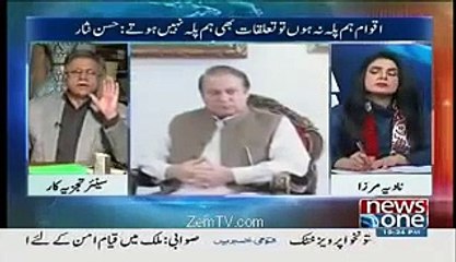 Hassan Nisar showing his views about PPP