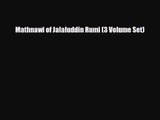 [PDF Download] Mathnawi of Jalaluddin Rumi (3 Volume Set) [PDF] Full Ebook