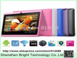 Lowest Price Wholesale 7 Inch Q88 Tablet PC A23 Dual Core Android 4.2 Dual Camera 512m/4gb WiFi OTG, 5pcs/lot-in Tablet PCs from Computer