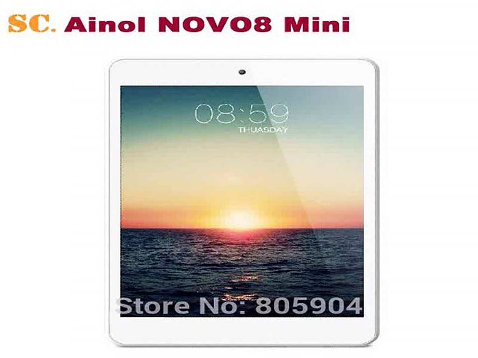 New !!! 7.85inch Ainol NOVO8 Mini Quad Core ATM7029 Tablet PC IPS 1024*768 Android 4.4 512 RAM 8G ROM HDMI Dual Camera 3000mAh-in Tablet PCs from Computer