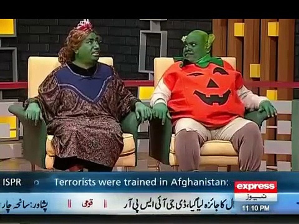 Khabardar with Aftab Iqbal 23 January 2016 - Shrek and Princess Fiona